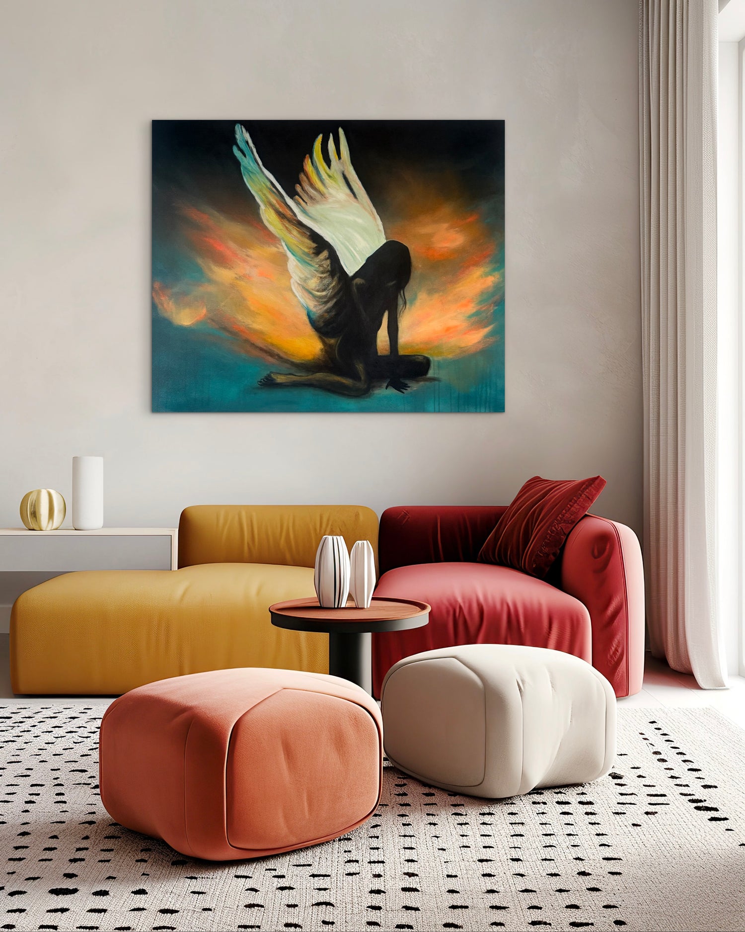Angel, contemporary painting
