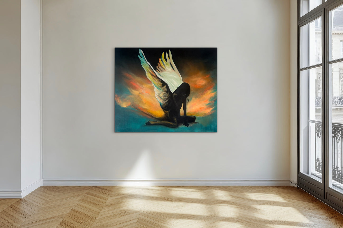 Angel; contemporary painting